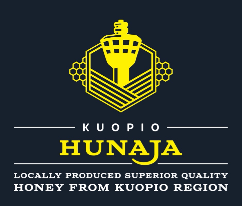 A sticker of Kuopio honey.